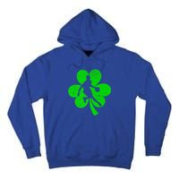 Basketball Sports St Patrick's Day Retro Shamrock Irish Gift Tall Hoodie