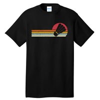 Badminton Shuttlecock Sunset Distressed Tall T-Shirt