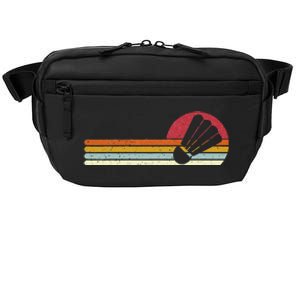 Badminton Shuttlecock Sunset Distressed Crossbody Pack