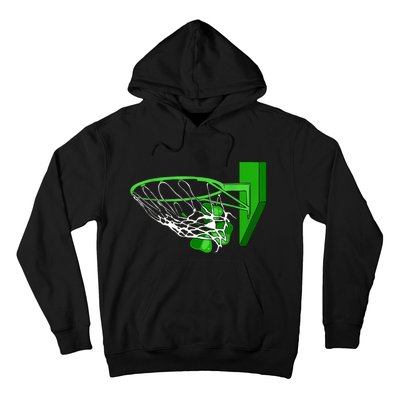 Basketball Shamrock St Patricks Day Sport Irish Clover Hoodie