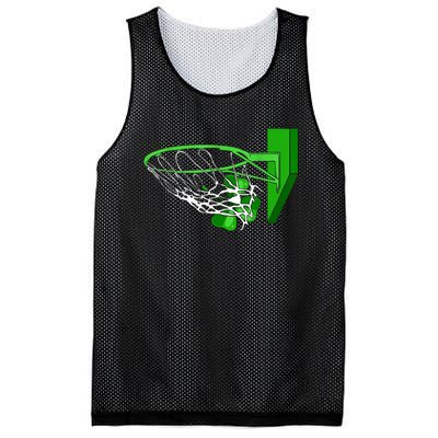 Basketball Shamrock St Patricks Day Sport Irish Clover Mesh Reversible Basketball Jersey Tank