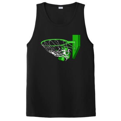 Basketball Shamrock St Patricks Day Sport Irish Clover PosiCharge Competitor Tank