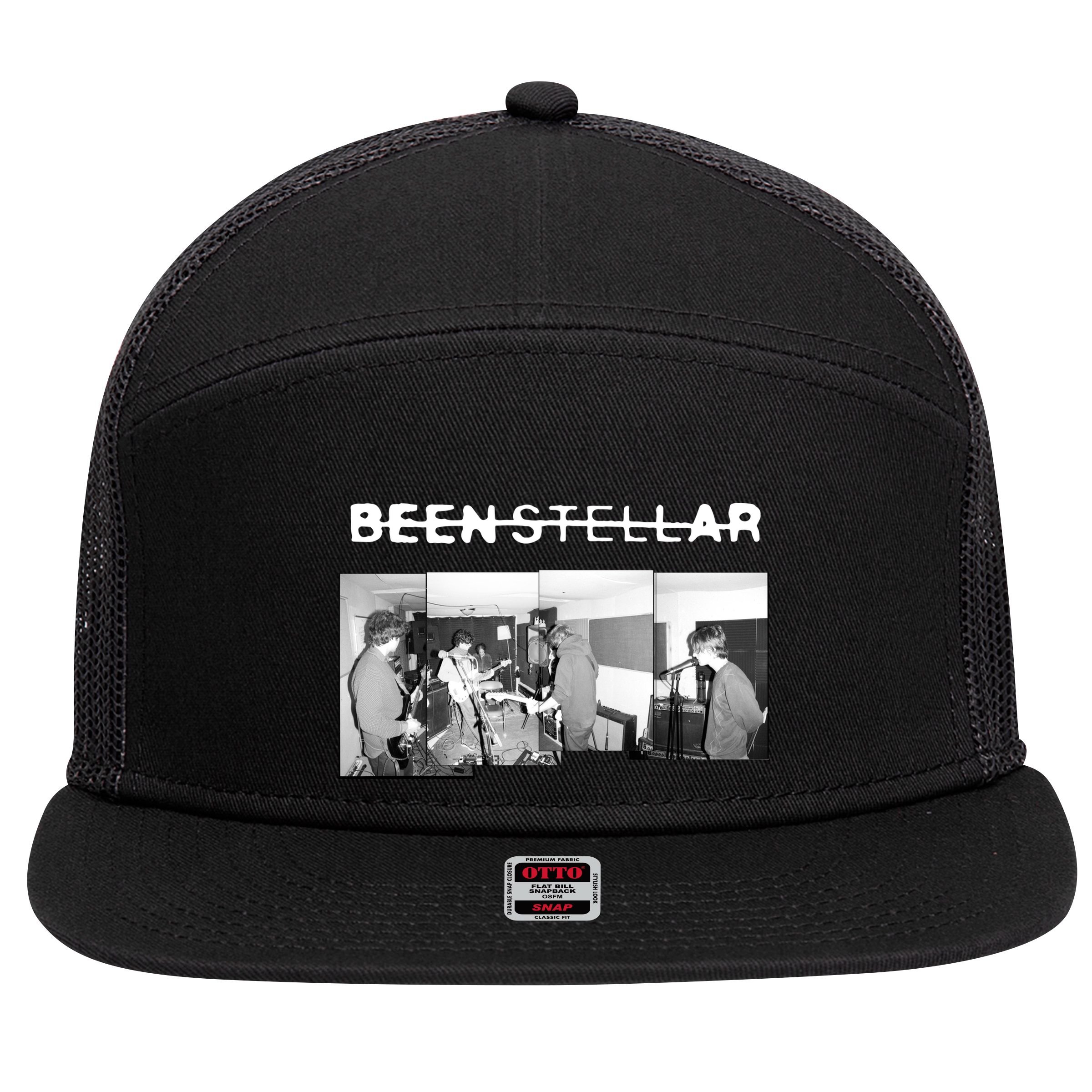 Been Stellar Scream 7 Panel Mesh Trucker Snapback Hat