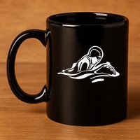 Breaststroke Swimming. Stylized Design For Swimmers 11oz C Handle Ceramic Mug