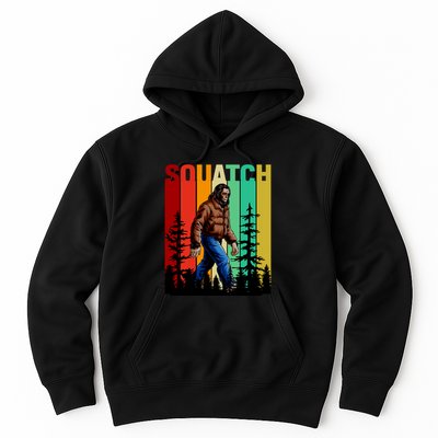 Bigfoot Squatch Shirt Retro Bigfoot Hoodie