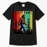 Bigfoot Squatch Shirt Retro Bigfoot Tall T-Shirt
