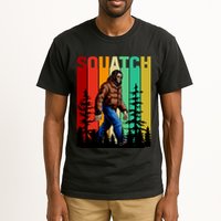 Bigfoot Squatch Shirt Retro Bigfoot Tall T-Shirt