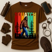 Bigfoot Squatch Shirt Retro Bigfoot Performance Shirt