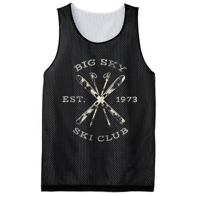 Big Sky Ski Resort Mesh Reversible Basketball Jersey Tank