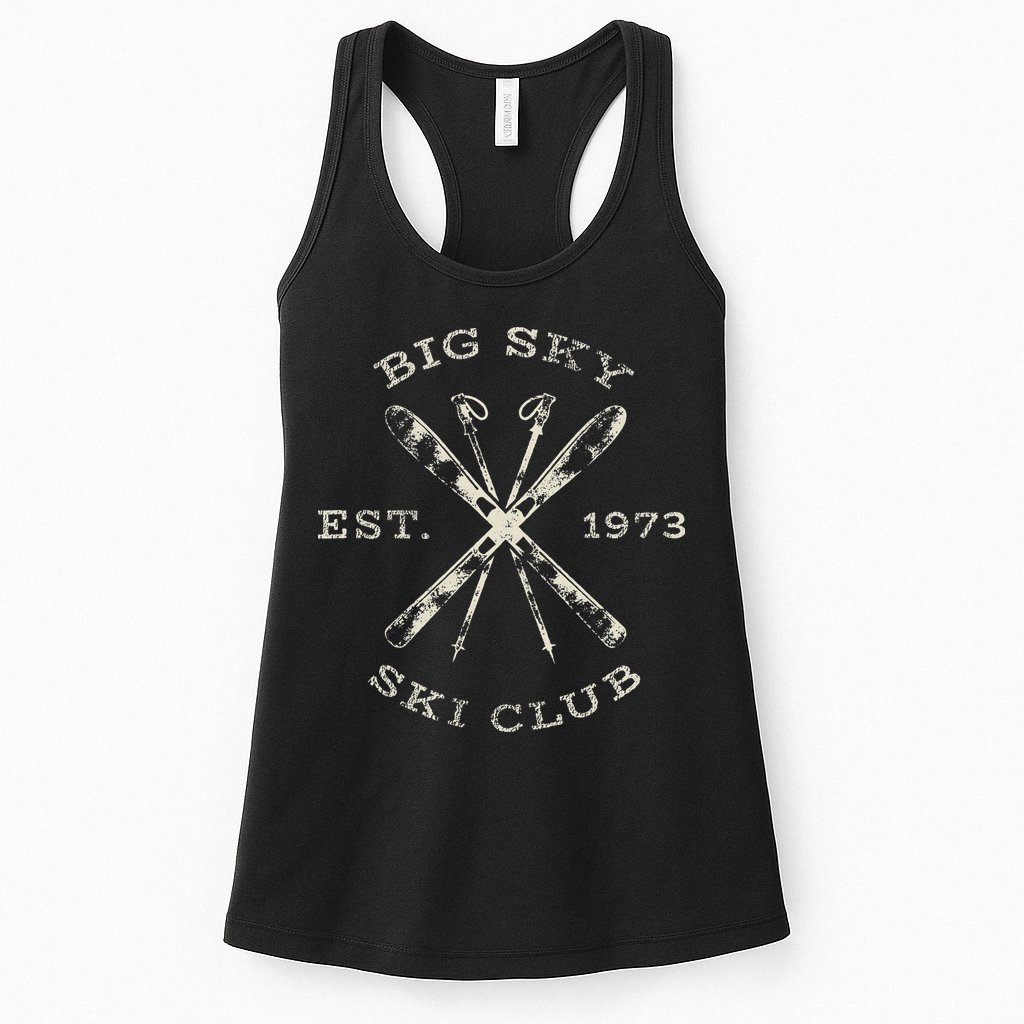 Big Sky Ski Resort Womens Tank Top