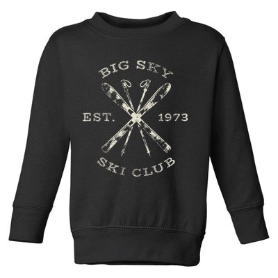 Big Sky Ski Resort Toddler Sweatshirt