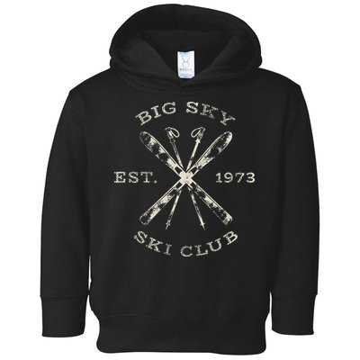 Big Sky Ski Resort Toddler Hoodie
