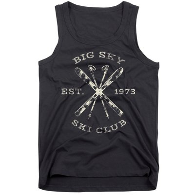 Big Sky Ski Resort Tank Top