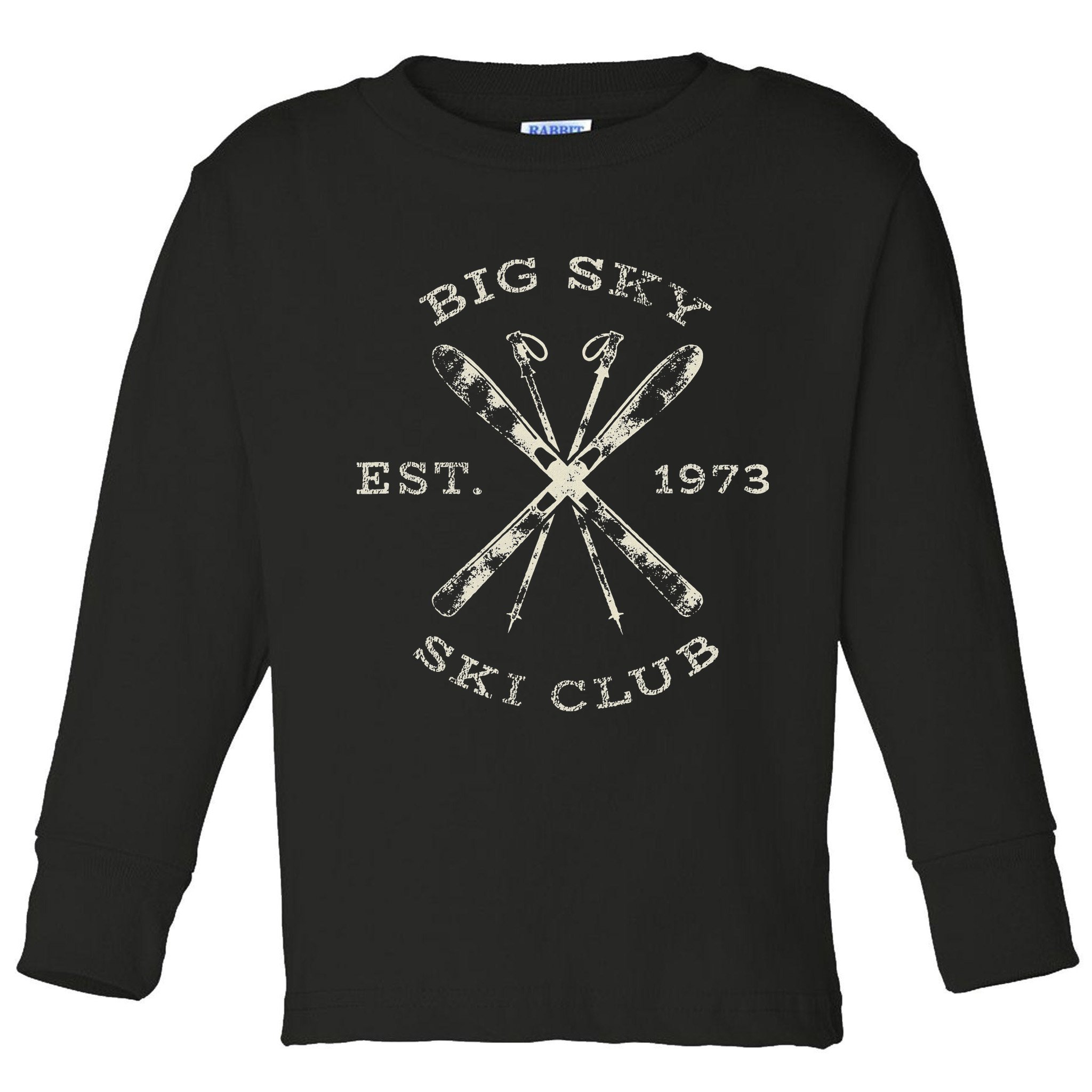 Big Sky Ski Resort Toddler Long Sleeve Shirt