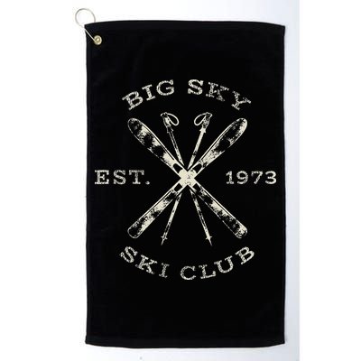 Big Sky Ski Resort Golf Towel