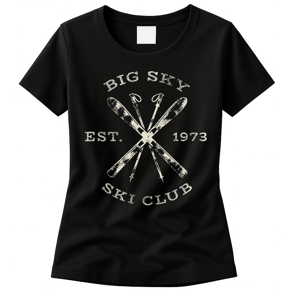 Big Sky Ski Resort Womens T-Shirt