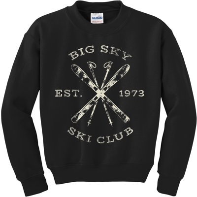 Big Sky Ski Resort Kids Sweatshirt