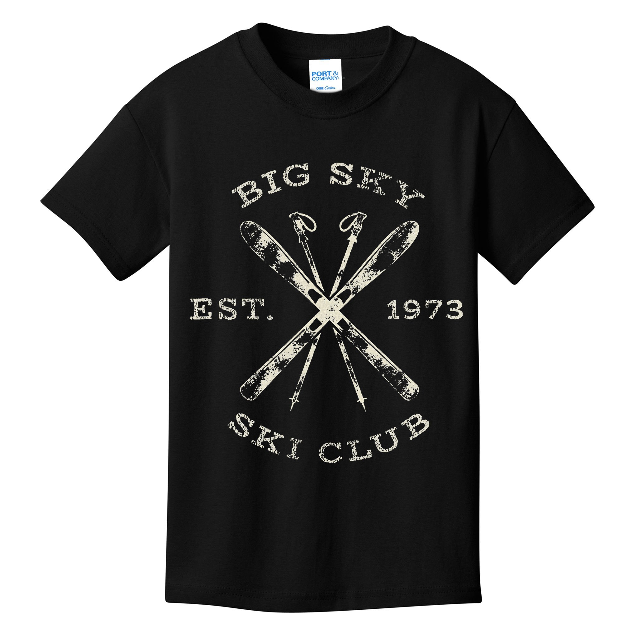Big Sky Ski Resort Kids T-Shirt