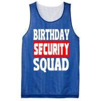 Birthday Security Squad Of Funny Birthday Squad Family Party Cool Gift Mesh Reversible Basketball Jersey Tank