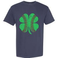 Baseball Shamrock St. Patrick's Day Irish Saint Paddys Gift Garment-Dyed Heavyweight T-Shirt