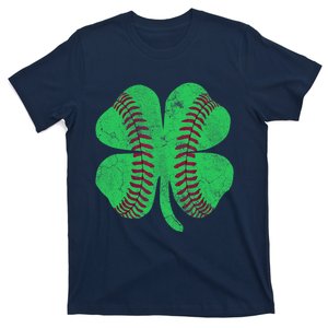 Baseball Shamrock St. Patrick's Day Irish Saint Paddys Gift T-Shirt