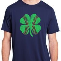 Baseball Shamrock St. Patrick's Day Irish Saint Paddys Gift Adult ChromaSoft Performance T-Shirt