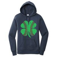 Baseball Shamrock St. Patrick's Day Irish Saint Paddys Gift Women's Pullover Hoodie