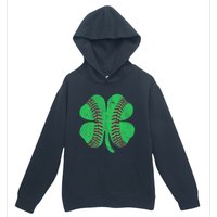 Baseball Shamrock St. Patrick's Day Irish Saint Paddys Gift Urban Pullover Hoodie