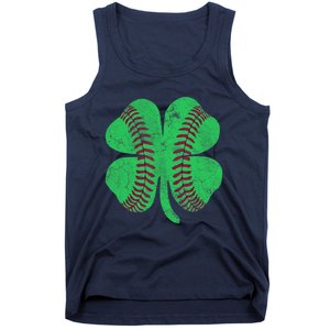 Baseball Shamrock St. Patrick's Day Irish Saint Paddys Gift Tank Top