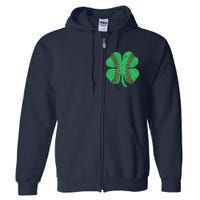 Baseball Shamrock St. Patrick's Day Irish Saint Paddys Gift Full Zip Hoodie