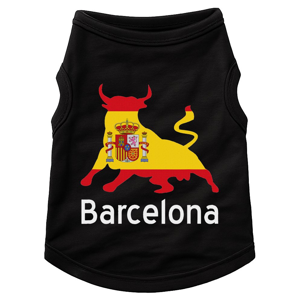 Barcelona Spain Spanish Bullfighting Doggie Tank
