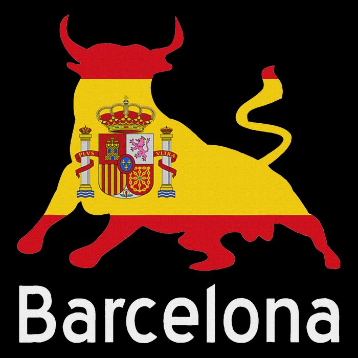 Barcelona Spain Spanish Bullfighting Doggie Tank