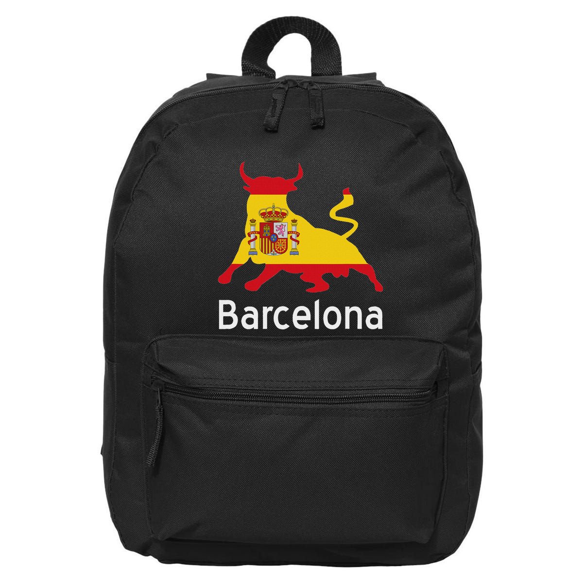 Barcelona Spain Spanish Bullfighting 16 in Basic Backpack