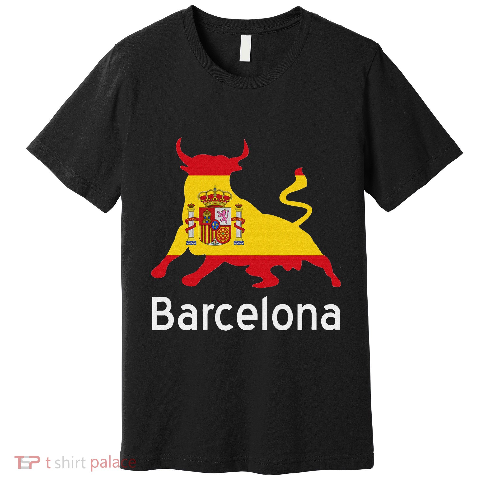 Barcelona Spain Spanish Bullfighting Premium T-Shirt