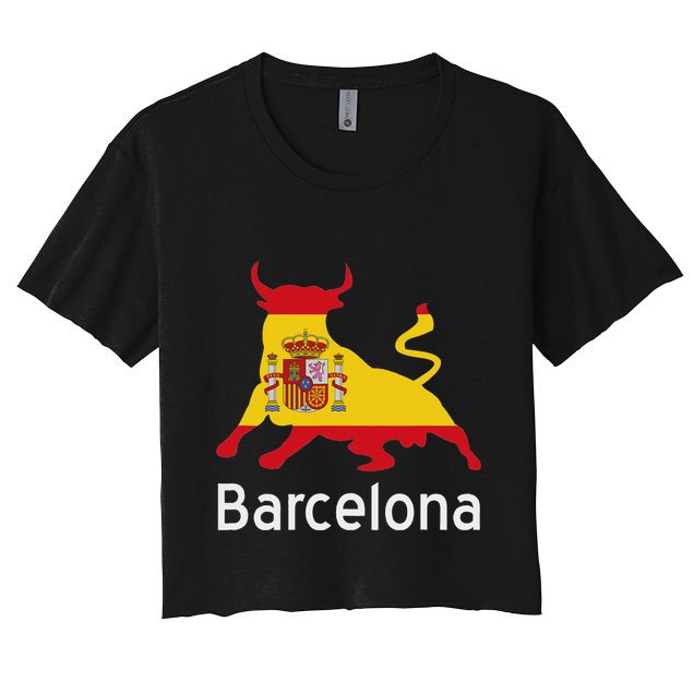Barcelona Spain Spanish Bullfighting Crop Top