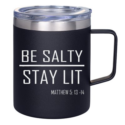 Be Salty Stay Lit 12oz Stainless Steel Coffee Mug