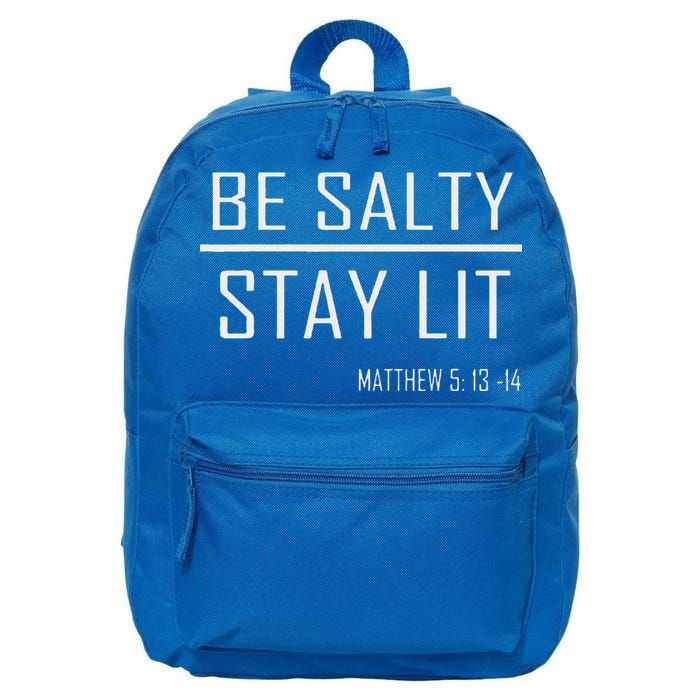 Be Salty Stay Lit 16 in Basic Backpack