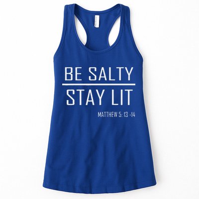 Be Salty Stay Lit Womens Tank Top