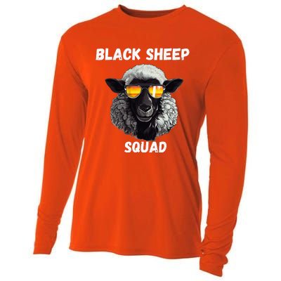 Black S.H.E.E.P Squad Outcast Black S.H.E.E.P In Family Cooling Performance Long Sleeve Crew