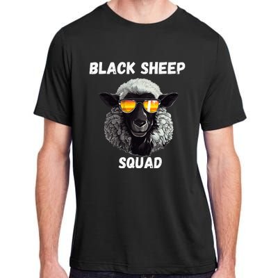 Black S.H.E.E.P Squad Outcast Black S.H.E.E.P In Family Adult ChromaSoft Performance T-Shirt