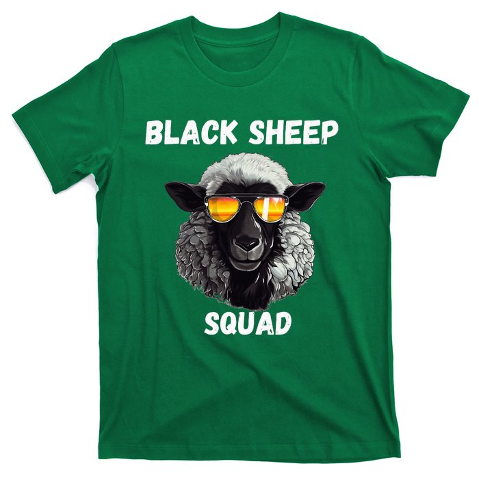 Black S.H.E.E.P Squad Outcast Black S.H.E.E.P In Family T-Shirt