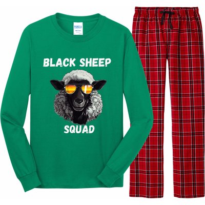 Black S.H.E.E.P Squad Outcast Black S.H.E.E.P In Family Long Sleeve Pajama Set