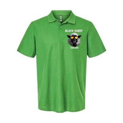 Black S.H.E.E.P Squad Outcast Black S.H.E.E.P In Family Softstyle Adult Sport Polo