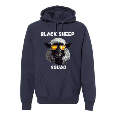 Black S.H.E.E.P Squad Outcast Black S.H.E.E.P In Family Premium Hoodie