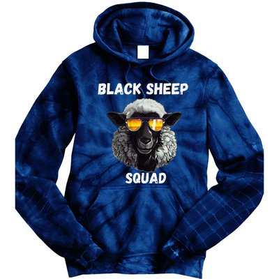 Black S.H.E.E.P Squad Outcast Black S.H.E.E.P In Family Tie Dye Hoodie