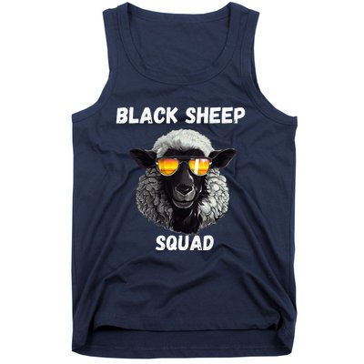 Black S.H.E.E.P Squad Outcast Black S.H.E.E.P In Family Tank Top