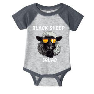 Black S.H.E.E.P Squad Outcast Black S.H.E.E.P In Family Infant Baby Jersey Bodysuit