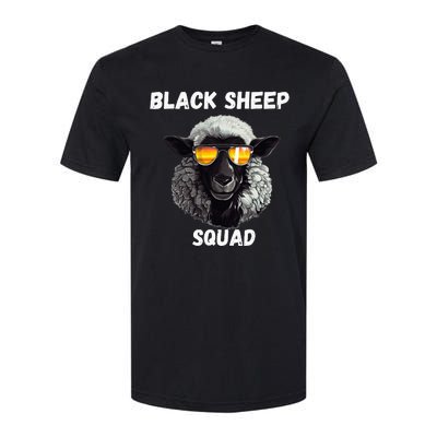 Black S.H.E.E.P Squad Outcast Black S.H.E.E.P In Family Softstyle CVC T-Shirt