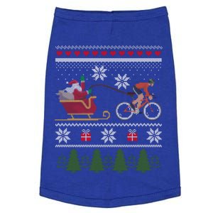 Bike Sledding Santa Sleigh Christmas Cycling Great Gift Doggie Tank