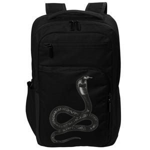 Black Snake Snakes Reptile Lover Jungle Zookeeper Zoology Impact Tech Backpack